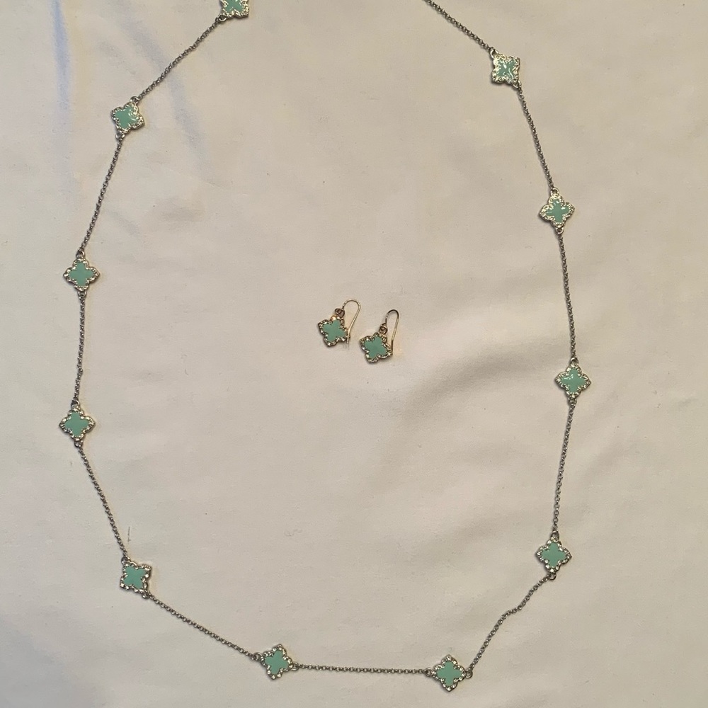 Necklace and earring set